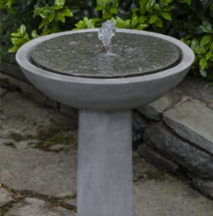 Campania International Cirrus Birdbath Fountain