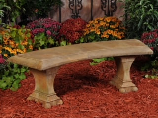 Unique Stone - New Beginnings Curved Bench