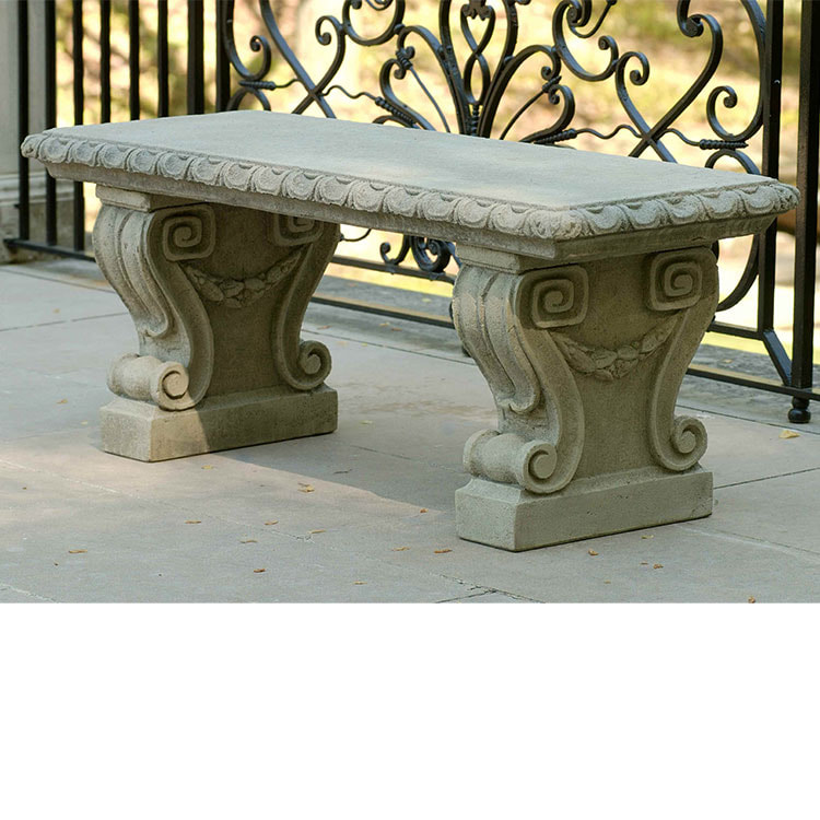 Campania International Longwood Main Fountain Garden Bench